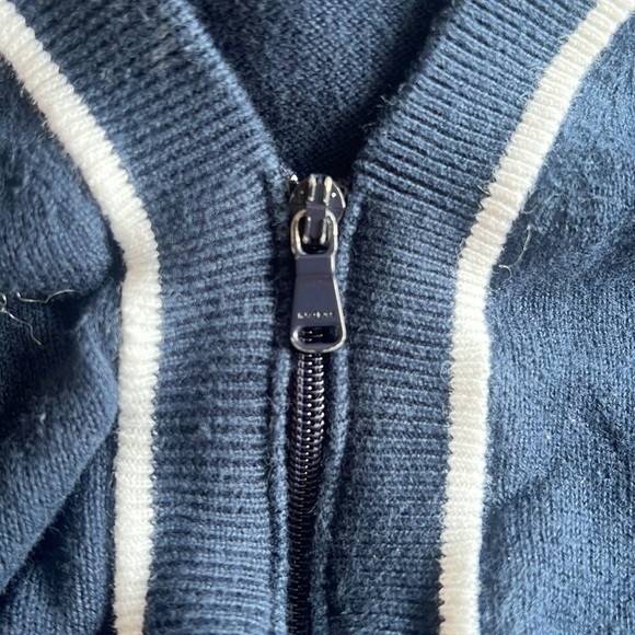 kids boss shirt. No stains or rips. Good condition. Light chip of zipper colour - Picture 2 of 3